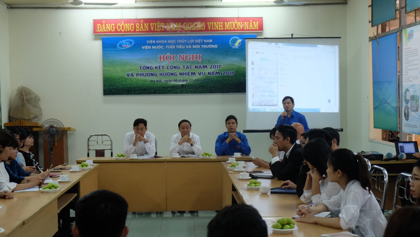 Gặp mặt giữa Ban lãnh đạo Viện và Đoàn viên, thanh niên Viện nước, Tưới tiêu và Môi trường, chào mừng ngày thành lập Đoàn thanh niên Cộng sản Hồ Chí Minh 26/3/2018 Gặp mặt giữa Ban lãnh đạo Viện và Đoàn viên, thanh niên Viện nước, Tưới tiêu và Môi trường, chào mừng ngày thành lập Đoàn thanh niên Cộng sản Hồ Chí Minh 26/3/2018