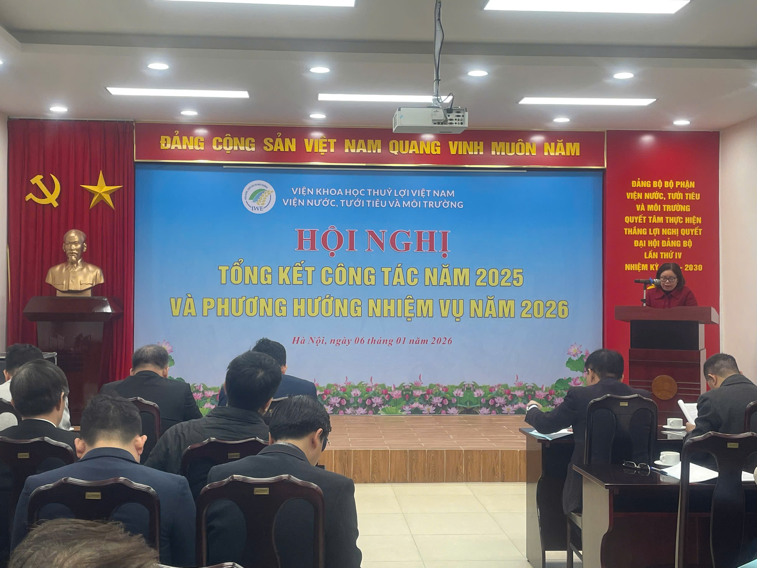 Hội nghị tổng kết công tác 2025 và Kế hoạch công tác 2026 Viện Nước, Tưới tiêu và Môi trường